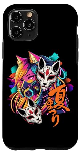 Anime Manga Cyberpunk Ästhetische Techwear Harajuku Kitsune Hülle für iPhone 11 Pro Anime Manga Cyberpunk Ästhetische Techwear Harajuku Kitsune Hülle für iPhone 11 Pro von Japanese Culture Mythology Lover Anime Girl Otaku