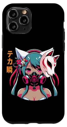 Anime Manga Cyberpunk Ästhetische Techwear Harajuku Kitsune Hülle für iPhone 11 Pro Anime Manga Cyberpunk Ästhetische Techwear Harajuku Kitsune Hülle für iPhone 11 Pro von Japanese Culture Mythology Lover Anime Girl Otaku
