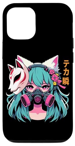 Anime Manga Cyberpunk Ästhetische Techwear Harajuku Kitsune Hülle für iPhone 12/12 Pro Anime Manga Cyberpunk Ästhetische Techwear Harajuku Kitsune Hülle für iPhone 12/12 Pro von Japanese Culture Mythology Lover Anime Girl Otaku