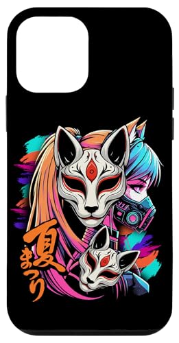 Anime Manga Cyberpunk Ästhetische Techwear Harajuku Kitsune Hülle für iPhone 12 mini Anime Manga Cyberpunk Ästhetische Techwear Harajuku Kitsune Hülle für iPhone 12 mini von Japanese Culture Mythology Lover Anime Girl Otaku