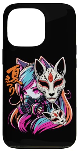 Anime Manga Cyberpunk Ästhetische Techwear Harajuku Kitsune Hülle für iPhone 13 Pro Anime Manga Cyberpunk Ästhetische Techwear Harajuku Kitsune Hülle für iPhone 13 Pro von Japanese Culture Mythology Lover Anime Girl Otaku