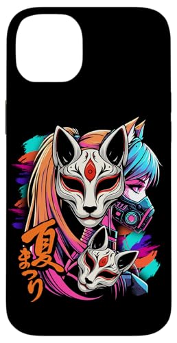 Anime Manga Cyberpunk Ästhetische Techwear Harajuku Kitsune Hülle für iPhone 14 Plus Anime Manga Cyberpunk Ästhetische Techwear Harajuku Kitsune Hülle für iPhone 14 Plus von Japanese Culture Mythology Lover Anime Girl Otaku