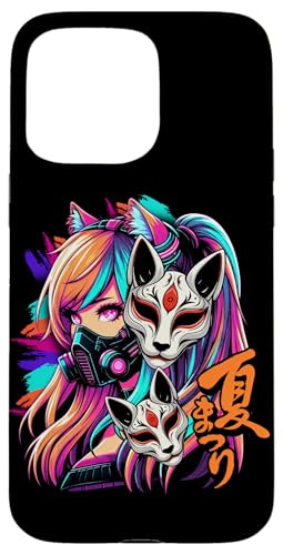 Anime Manga Cyberpunk Ästhetische Techwear Harajuku Kitsune Hülle für iPhone 15 Pro Max Anime Manga Cyberpunk Ästhetische Techwear Harajuku Kitsune Hülle für iPhone 15 Pro Max von Japanese Culture Mythology Lover Anime Girl Otaku