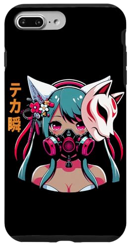 Anime Manga Cyberpunk Ästhetische Techwear Harajuku Kitsune Hülle für iPhone 7 Plus/8 Plus Anime Manga Cyberpunk Ästhetische Techwear Harajuku Kitsune Hülle für iPhone 7 Plus/8 Plus von Japanese Culture Mythology Lover Anime Girl Otaku