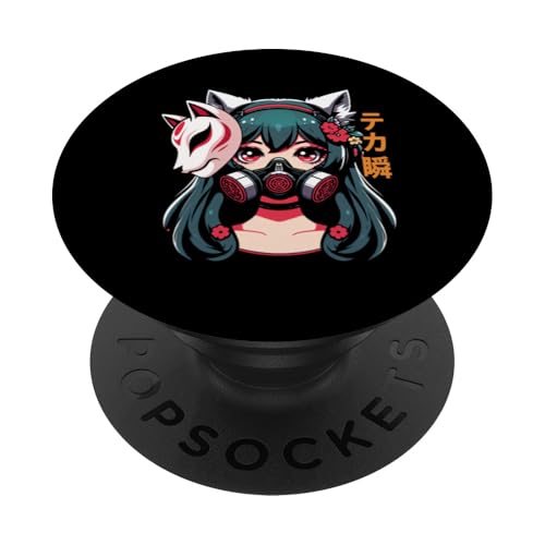 Anime Manga Cyberpunk Ästhetische Techwear Harajuku Kitsune PopSockets Klebender PopGrip Anime Manga Cyberpunk Ästhetische Techwear Harajuku Kitsune PopSockets Klebender PopGrip von Japanese Culture Mythology Lover Anime Girl Otaku
