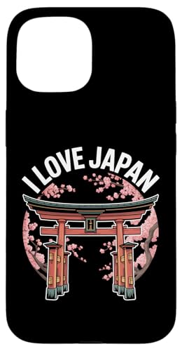 Ich liebe Japan Cherry Blossom Torii Gate Hülle für iPhone 15 Ich liebe Japan Cherry Blossom Torii Gate Hülle für iPhone 15 von Japanese Culture Sakura Torii Gate Art