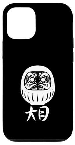 Daruma Puppe Japanischer Glücksbringer Hülle für iPhone 12/12 Pro von Japanese Lucky Charm Designs