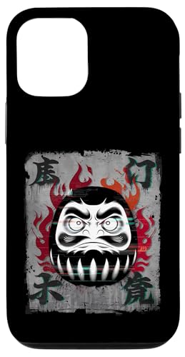 Daruma Puppe Japanischer Glücksbringer Hülle für iPhone 12/12 Pro von Japanese Lucky Charm Designs