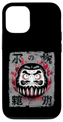 Daruma Puppe Japanischer Glücksbringer Hülle für iPhone 12/12 Pro von Japanese Lucky Charm Designs