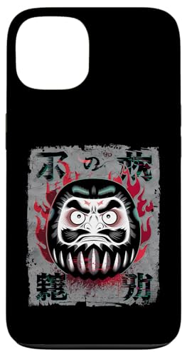 Daruma Puppe Japanischer Glücksbringer Hülle für iPhone 13 von Japanese Lucky Charm Designs