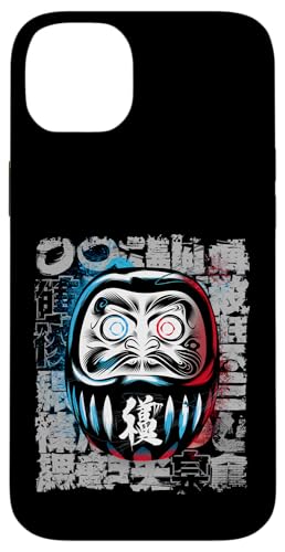 Daruma Puppe Japanischer Glücksbringer Hülle für iPhone 14 Plus von Japanese Lucky Charm Designs