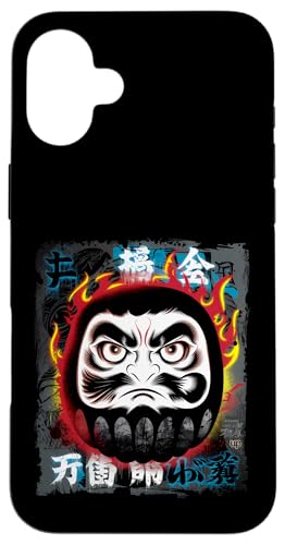 Daruma Puppe Japanischer Glücksbringer Hülle für iPhone 16 Plus Daruma Puppe Japanischer Glücksbringer Hülle für iPhone 16 Plus von Japanese Lucky Charm Designs
