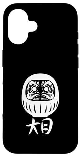 Daruma Puppe Japanischer Glücksbringer Hülle für iPhone 16 von Japanese Lucky Charm Designs