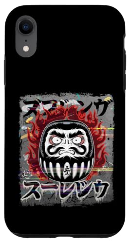 Daruma Puppe Japanischer Glücksbringer Hülle für iPhone XR von Japanese Lucky Charm Designs