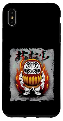 Daruma Puppe Japanischer Glücksbringer Hülle für iPhone XS Max von Japanese Lucky Charm Designs