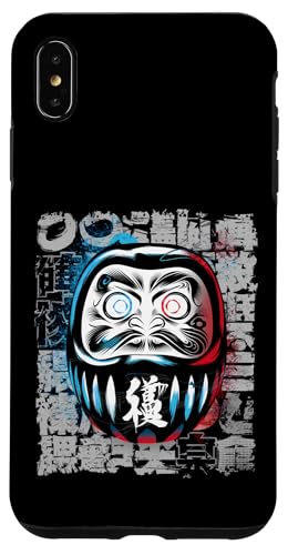 Daruma Puppe Japanischer Glücksbringer Hülle für iPhone XS Max von Japanese Lucky Charm Designs