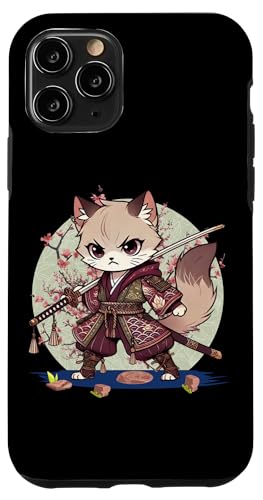 Japanische Samurai-Ninja-Katze Japanische Kanji Kawaii Art Manga Hülle für iPhone 11 Pro Japanische Samurai-Ninja-Katze Japanische Kanji Kawaii Art Manga Hülle für iPhone 11 Pro von Japanese Ninja Cat Lover Japanese Warrior Culture