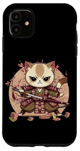 Japanische Samurai-Ninja-Katze Japanische Kanji Kawaii Art Manga Hülle für iPhone 11 Japanische Samurai-Ninja-Katze Japanische Kanji Kawaii Art Manga Hülle für iPhone 11 von Japanese Ninja Cat Lover Japanese Warrior Culture
