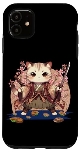 Japanische Samurai-Ninja-Katze Japanische Kanji Kawaii Art Manga Hülle für iPhone 11 Japanische Samurai-Ninja-Katze Japanische Kanji Kawaii Art Manga Hülle für iPhone 11 von Japanese Ninja Cat Lover Japanese Warrior Culture