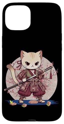 Japanische Samurai-Ninja-Katze Japanische Kanji Kawaii Art Manga Hülle für iPhone 15 Plus Japanische Samurai-Ninja-Katze Japanische Kanji Kawaii Art Manga Hülle für iPhone 15 Plus von Japanese Ninja Cat Lover Japanese Warrior Culture