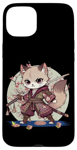 Japanische Samurai-Ninja-Katze Japanische Kanji Kawaii Art Manga Hülle für iPhone 15 Plus Japanische Samurai-Ninja-Katze Japanische Kanji Kawaii Art Manga Hülle für iPhone 15 Plus von Japanese Ninja Cat Lover Japanese Warrior Culture