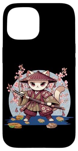 Japanische Samurai-Ninja-Katze Japanische Kanji Kawaii Art Manga Hülle für iPhone 15 Japanische Samurai-Ninja-Katze Japanische Kanji Kawaii Art Manga Hülle für iPhone 15 von Japanese Ninja Cat Lover Japanese Warrior Culture