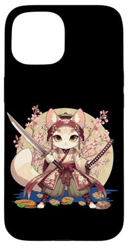 Japanische Samurai-Ninja-Katze Japanische Kanji Kawaii Art Manga Hülle für iPhone 15 Japanische Samurai-Ninja-Katze Japanische Kanji Kawaii Art Manga Hülle für iPhone 15 von Japanese Ninja Cat Lover Japanese Warrior Culture