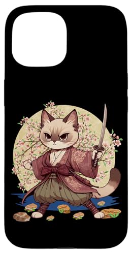Japanische Samurai-Ninja-Katze Japanische Kanji Kawaii Art Manga Hülle für iPhone 15 Japanische Samurai-Ninja-Katze Japanische Kanji Kawaii Art Manga Hülle für iPhone 15 von Japanese Ninja Cat Lover Japanese Warrior Culture