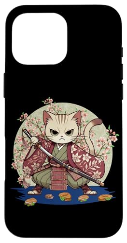 Japanische Samurai-Ninja-Katze Japanische Kanji Kawaii Art Manga Hülle für iPhone 16 Pro Max Japanische Samurai-Ninja-Katze Japanische Kanji Kawaii Art Manga Hülle für iPhone 16 Pro Max von Japanese Ninja Cat Lover Japanese Warrior Culture
