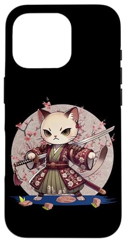 Japanische Samurai-Ninja-Katze Japanische Kanji Kawaii Art Manga Hülle für iPhone 16 Pro Japanische Samurai-Ninja-Katze Japanische Kanji Kawaii Art Manga Hülle für iPhone 16 Pro von Japanese Ninja Cat Lover Japanese Warrior Culture