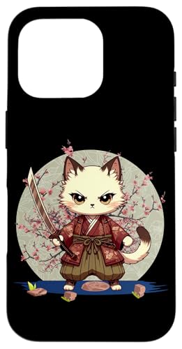 Japanische Samurai-Ninja-Katze Japanische Kanji Kawaii Art Manga Hülle für iPhone 16 Pro Japanische Samurai-Ninja-Katze Japanische Kanji Kawaii Art Manga Hülle für iPhone 16 Pro von Japanese Ninja Cat Lover Japanese Warrior Culture