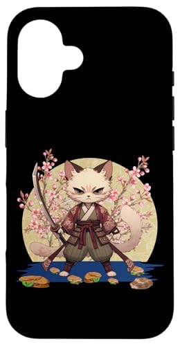 Japanische Samurai-Ninja-Katze Japanische Kanji Kawaii Art Manga Hülle für iPhone 16 Japanische Samurai-Ninja-Katze Japanische Kanji Kawaii Art Manga Hülle für iPhone 16 von Japanese Ninja Cat Lover Japanese Warrior Culture