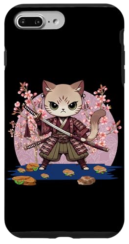 Japanische Samurai-Ninja-Katze Japanische Kanji Kawaii Art Manga Hülle für iPhone 7 Plus/8 Plus Japanische Samurai-Ninja-Katze Japanische Kanji Kawaii Art Manga Hülle für iPhone 7 Plus/8 Plus von Japanese Ninja Cat Lover Japanese Warrior Culture