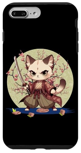 Japanische Samurai-Ninja-Katze Japanische Kanji Kawaii Art Manga Hülle für iPhone 7 Plus/8 Plus Japanische Samurai-Ninja-Katze Japanische Kanji Kawaii Art Manga Hülle für iPhone 7 Plus/8 Plus von Japanese Ninja Cat Lover Japanese Warrior Culture