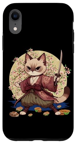 Japanische Samurai-Ninja-Katze Japanische Kanji Kawaii Art Manga Hülle für iPhone XR Japanische Samurai-Ninja-Katze Japanische Kanji Kawaii Art Manga Hülle für iPhone XR von Japanese Ninja Cat Lover Japanese Warrior Culture