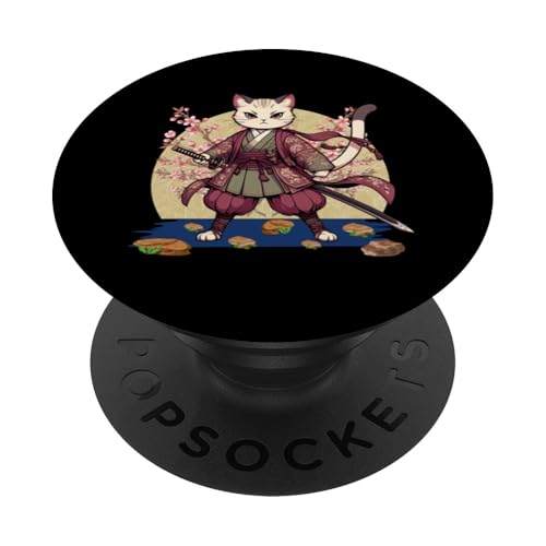Japanische Samurai-Ninja-Katze Japanische Kanji Kawaii Art Manga PopSockets Klebender PopGrip Japanische Samurai-Ninja-Katze Japanische Kanji Kawaii Art Manga PopSockets Klebender PopGrip von Japanese Ninja Cat Lover Japanese Warrior Culture