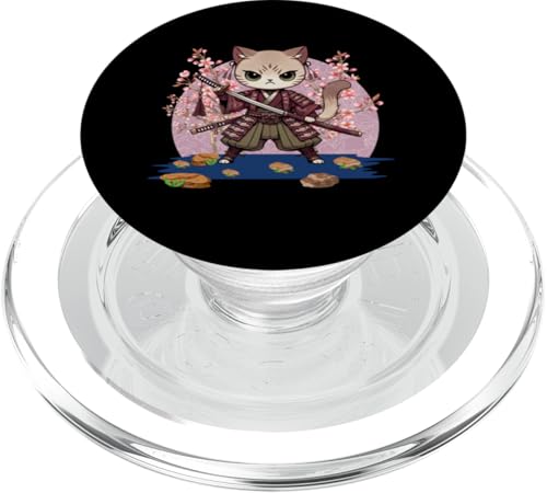 Japanische Samurai-Ninja-Katze Japanische Kanji Kawaii Art Manga PopSockets PopGrip für MagSafe Japanische Samurai-Ninja-Katze Japanische Kanji Kawaii Art Manga PopSockets PopGrip für MagSafe von Japanese Ninja Cat Lover Japanese Warrior Culture