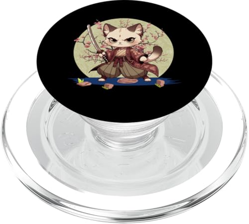 Japanische Samurai-Ninja-Katze Japanische Kanji Kawaii Art Manga PopSockets PopGrip für MagSafe Japanische Samurai-Ninja-Katze Japanische Kanji Kawaii Art Manga PopSockets PopGrip für MagSafe von Japanese Ninja Cat Lover Japanese Warrior Culture