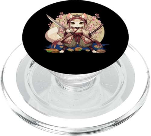 Japanische Samurai-Ninja-Katze Japanische Kanji Kawaii Art Manga PopSockets PopGrip für MagSafe Japanische Samurai-Ninja-Katze Japanische Kanji Kawaii Art Manga PopSockets PopGrip für MagSafe von Japanese Ninja Cat Lover Japanese Warrior Culture