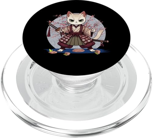 Japanische Samurai-Ninja-Katze Japanische Kanji Kawaii Art Manga PopSockets PopGrip für MagSafe Japanische Samurai-Ninja-Katze Japanische Kanji Kawaii Art Manga PopSockets PopGrip für MagSafe von Japanese Ninja Cat Lover Japanese Warrior Culture