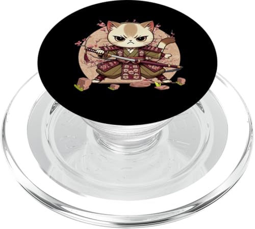 Japanische Samurai-Ninja-Katze Japanische Kanji Kawaii Art Manga PopSockets PopGrip für MagSafe Japanische Samurai-Ninja-Katze Japanische Kanji Kawaii Art Manga PopSockets PopGrip für MagSafe von Japanese Ninja Cat Lover Japanese Warrior Culture