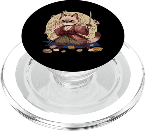 Japanische Samurai-Ninja-Katze Japanische Kanji Kawaii Art Manga PopSockets PopGrip für MagSafe Japanische Samurai-Ninja-Katze Japanische Kanji Kawaii Art Manga PopSockets PopGrip für MagSafe von Japanese Ninja Cat Lover Japanese Warrior Culture