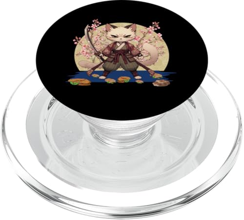 Japanische Samurai-Ninja-Katze Japanische Kanji Kawaii Art Manga PopSockets PopGrip für MagSafe Japanische Samurai-Ninja-Katze Japanische Kanji Kawaii Art Manga PopSockets PopGrip für MagSafe von Japanese Ninja Cat Lover Japanese Warrior Culture