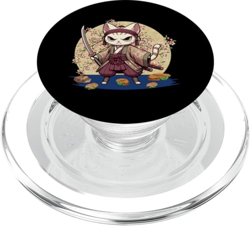 Japanische Samurai-Ninja-Katze Japanische Kanji Kawaii Art Manga PopSockets PopGrip für MagSafe Japanische Samurai-Ninja-Katze Japanische Kanji Kawaii Art Manga PopSockets PopGrip für MagSafe von Japanese Ninja Cat Lover Japanese Warrior Culture