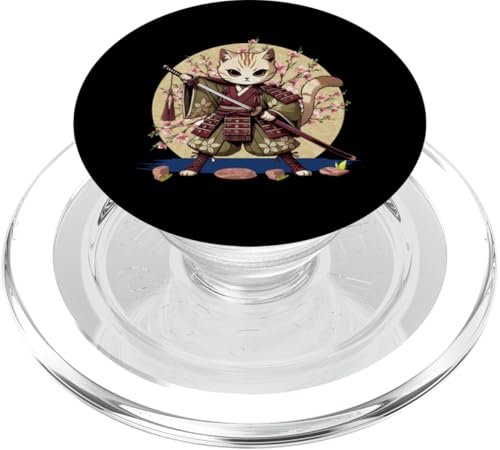 Japanische Samurai-Ninja-Katze Japanische Kanji Kawaii Art Manga PopSockets PopGrip für MagSafe Japanische Samurai-Ninja-Katze Japanische Kanji Kawaii Art Manga PopSockets PopGrip für MagSafe von Japanese Ninja Cat Lover Japanese Warrior Culture