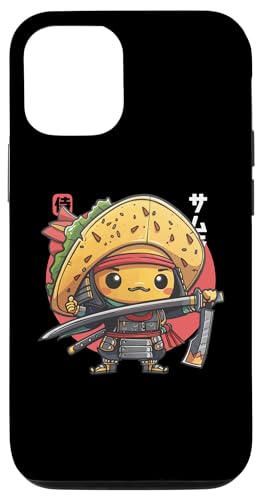 Hülle für iPhone 14 Japanischer Samurai-Taco-Krieger Ukiyo Mexikanischer Taco-Samurai von Japanese Ukiyo-e Samurai Taco Warriors