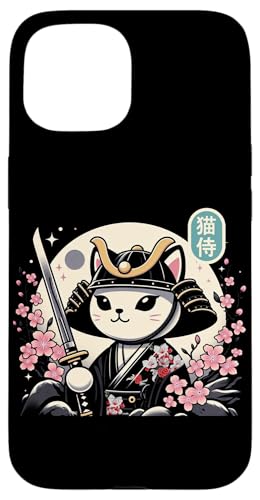 Japanische Samurai Ninja Katze Tattoo Japanische Kawaii Kunst Hülle für iPhone 15 Japanische Samurai Ninja Katze Tattoo Japanische Kawaii Kunst Hülle für iPhone 15 von Japanese Warrior Culture Japanese Ninja Cat Otaku