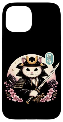 Japanische Samurai Ninja Katze Tattoo Japanische Kawaii Kunst Hülle für iPhone 15 Japanische Samurai Ninja Katze Tattoo Japanische Kawaii Kunst Hülle für iPhone 15 von Japanese Warrior Culture Japanese Ninja Cat Otaku