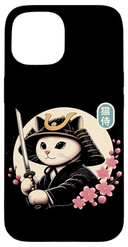 Japanische Samurai Ninja Katze Tattoo Japanische Kawaii Kunst Hülle für iPhone 15 Japanische Samurai Ninja Katze Tattoo Japanische Kawaii Kunst Hülle für iPhone 15 von Japanese Warrior Culture Japanese Ninja Cat Otaku