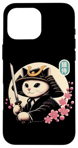 Japanische Samurai Ninja Katze Tattoo Japanische Kawaii Kunst Hülle für iPhone 16 Pro Max Japanische Samurai Ninja Katze Tattoo Japanische Kawaii Kunst Hülle für iPhone 16 Pro Max von Japanese Warrior Culture Japanese Ninja Cat Otaku